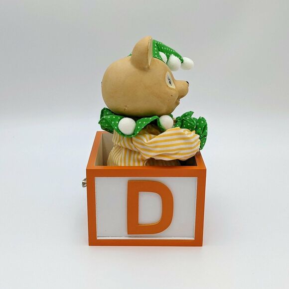 Vintage Musical Bear Clown Wind-Up - Used in Box (Albert E Price, 1983) - Picture 12 of 12